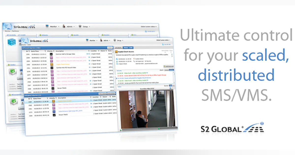 S2 Software S2 Global version 1.1 Security Management Software | Security Info Watch
