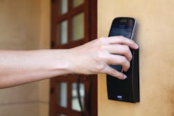 The security industry is currently in the process of creating the ecosystem necessary to have widespread use of NFC-enabled mobile devices for access control. The security industry is currently in the process of creating the ecosystem necessary to have widespread use of NFC-enabled mobile devices for access control.