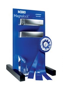 The M380 Magnalock from Securitron took home the Best of Locks, Safes and Hardware award. The M380 Magnalock from Securitron took home the Best of Locks, Safes and Hardware award.