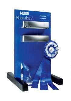 The M380 Magnalock from Securitron took home the Best of Locks, Safes and Hardware award.