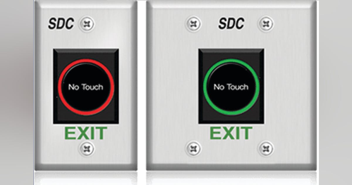474 Sanitary Touchless Exit Switch from SDC | Security Info Watch