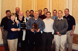 Middle Atlantic Products presented Warren Associates with the Security Sales Representative of the Year Award at a sales meeting prior to ISC West 2013 in Las Vegas. Middle Atlantic Products presented Warren Associates with the Security Sales Representative of the Year Award at a sales meeting prior to ISC West 2013 in Las Vegas.