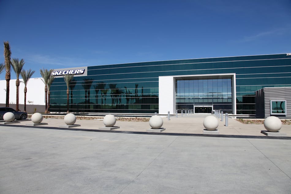 Skechers required comprehensive surveillance for its 1.8 million square foot distribution facility in California.