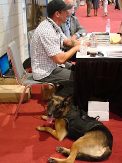 Mike Ritland of the Warrior Dog Foundation with former service dog Rico by his side. Mike Ritland of the Warrior Dog Foundation with former service dog Rico by his side.
