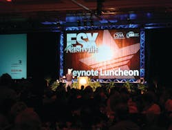 Roy Spence, who has helped brand major companies like Southwest Airlines, gave ESX luncheon attendees insights into what purpose means in business.