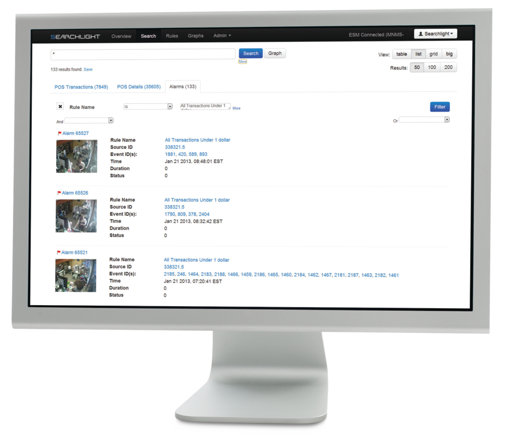 Searchlight is an intelligent video management platform specifically for retail.