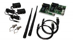 The AW900FSM is a robust and reliable module that allows you to build non-line-of-sight, point-to-point and point-to-multipoint wireless Ethernet and Serial connections that connect “fringe” IP devices, including IP access control readers, remote printers, remote PCs, VoIP phones, point-of-sale devices, digital signage or industrial control devices. The AW900FSM is a robust and reliable module that allows you to build non-line-of-sight, point-to-point and point-to-multipoint wireless Ethernet and Serial connections that connect “fringe” IP devices, including IP access control readers, remote printers, remote PCs, VoIP phones, point-of-sale devices, digital signage or industrial control devices.