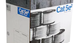 The new outer jacket design is durable and tough yet easy to remove when needed, and there's no rip cord to delay installation time. Made in the USA of Solid 24 AWG Copper, it features sequential footage marking and is ETL listed and performance verified.