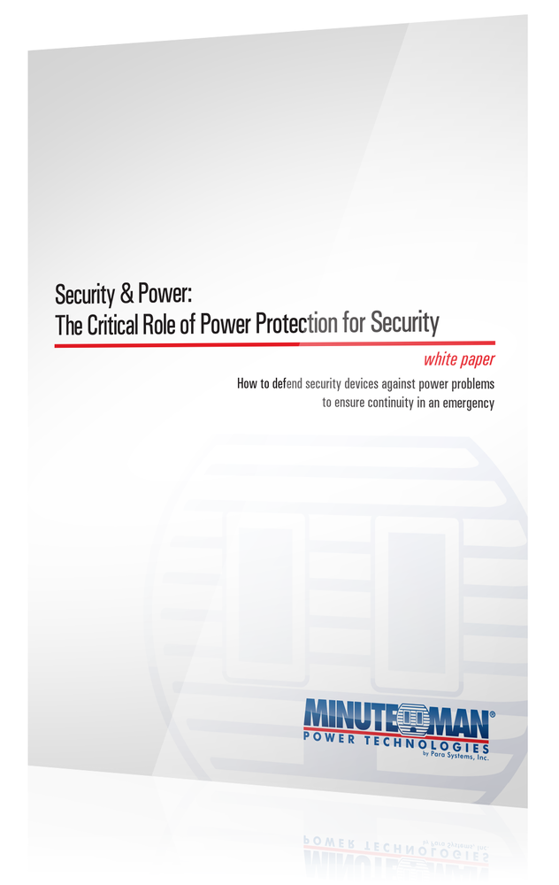 One of the new resources on power management available from Minuteman.