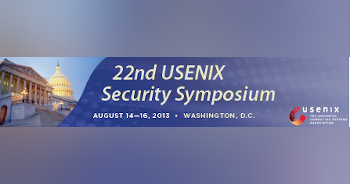 USENIX Security Symposium Security Info Watch