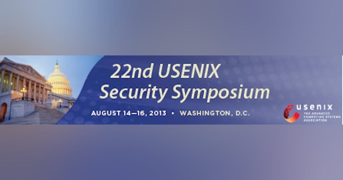 USENIX Security Symposium Security Info Watch