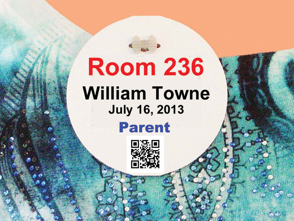 Because there is no adhesive, these Visitor badges can be preprinted with information and emergency information on the back to insure that visitors know what to do in case of an emergency. The new clip-on Visitor badges are inexpensive like adhesive stickers.