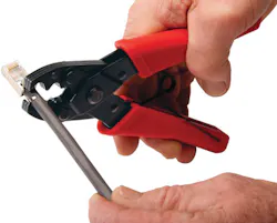 Platinum Tools' CT-360 External Ground Crimp Tool. Platinum Tools' CT-360 External Ground Crimp Tool.