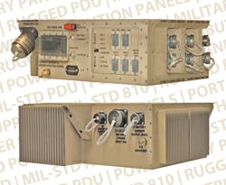 The power entry panels are part of a DoD Size, Weight, and Power (SWaP) initiative, aimed at making equipment smaller and more easily man-portable for in-field service.