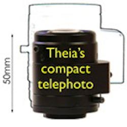 Theia&apos;s SL940P P-iris Lens.