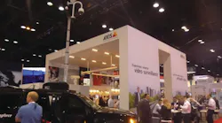 A view of the Axis Communications booth at ASIS 2013.