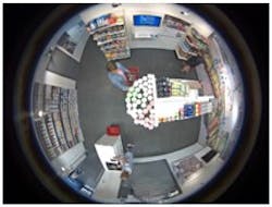 Axis Camera Companion 2.10 includes de-warping technology that converts the 360-degree view to a traditional format for investigation. Axis Camera Companion 2.10 includes de-warping technology that converts the 360-degree view to a traditional format for investigation.