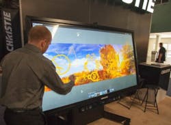 The quad high-definition Christie QuadHD84 with stunning resolution and 60Hz update rates will be on display at ASIS 2013. The quad high-definition Christie QuadHD84 with stunning resolution and 60Hz update rates will be on display at ASIS 2013.