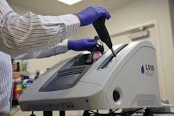 Battelle's LS10 liquid bottle scanner has been selected for deployment at London's Heathrow Airport, as well as several other airports in the UK. Battelle's LS10 liquid bottle scanner has been selected for deployment at London's Heathrow Airport, as well as several other airports in the UK.