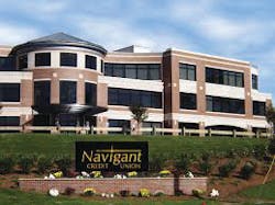 Navigant Credit Union has 13 locations. Branches are typically around 4,000 square feet, featuring the usual configuration of drive-through lanes, ATMs, night depositories and other member-service areas. Cameras watch it all, with pan-tilt-zoom (PTZ) cameras &ldquo;sweeping&rdquo; the parking lots. Inside, cameras monitor who enters the vault lobby, and view each teller line.