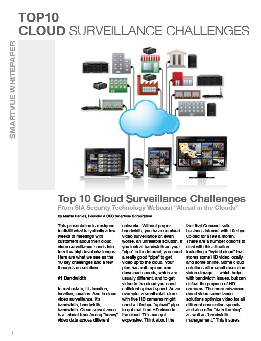 Smartvue Cloud Whitepaper 11191895
