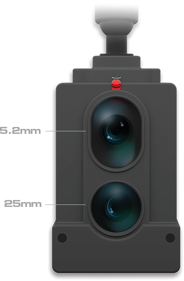 AngelTrax high-definition quality cameras set a new standard for mobile surveillance system performance. Each camera features a one-third inch Sony HD CCD image sensor and 800TV-lines of resolution. AngelTrax high-definition camera systems have the ability to record in 60 frames-per-second at 1280 x 720 resolution.