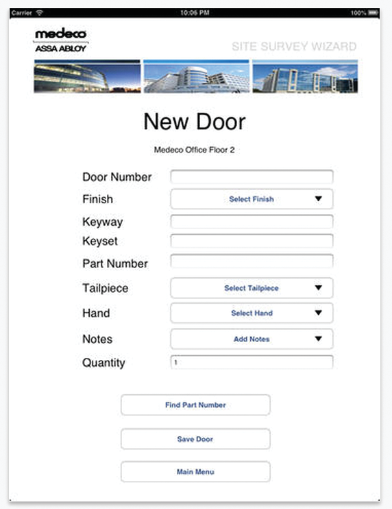 Medeco Site Survey App 11282731