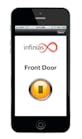 nfinias Mobile Credential provides complete access control functionality, allowing a user to present their credential via the network. Users are provided with, and can request access to just the doors for which they have authorized access. The credential is authenticated and the event documented by the infinias Intelli-M Access management software each time it is presented for use. If a mobile phone is lost, or an employee terminated, no access to the phone is required to immediately disable the credential.