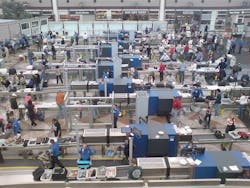 In 2013 the TSA screened more than 638,706,790 passengers, which was almost 1.5 million more than the previous year. Close to 2,000 firearms were confiscated from carry-on bags at check points across the country, with 81 percent of those being loaded. In 2013 the TSA screened more than 638,706,790 passengers, which was almost 1.5 million more than the previous year. Close to 2,000 firearms were confiscated from carry-on bags at check points across the country, with 81 percent of those being loaded.