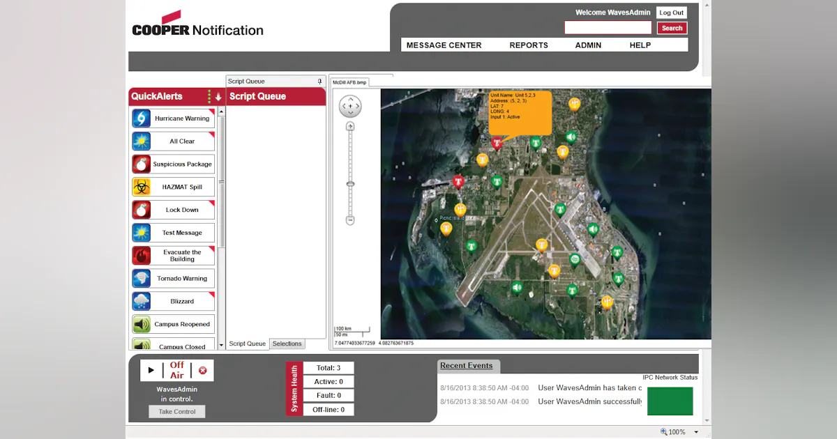 Network Based Notification ALERiTY Line of Integrated, IP Network-Based Mass Notification ...