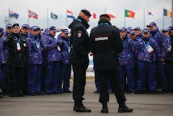Although the Russian Olympic Committee and the IOC are not releasing the cost of securing the Sochi venues, most experts are saying the security budget will overshadow all previous Games, approaching more than $7 billion. The Russian governments will be deploying more than 50,000 military and special police and they have constructed a so called “Ring of Steel” that surrounds a 60-mile long and 25-mile wide perimeter complete with advanced video surveillance, intrusion detection technology and even drones. Although the Russian Olympic Committee and the IOC are not releasing the cost of securing the Sochi venues, most experts are saying the security budget will overshadow all previous Games, approaching more than $7 billion. The Russian governments will be deploying more than 50,000 military and special police and they have constructed a so called “Ring of Steel” that surrounds a 60-mile long and 25-mile wide perimeter complete with advanced video surveillance, intrusion detection technology and even drones.