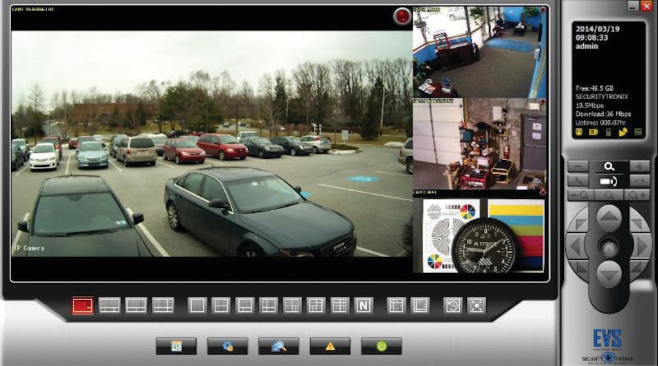 The EVS software supports over 1,000 different IP camera models from more than 45 brands. Additional manufacturers and cameras are added on a regular basis to make EVS one of the most flexible NDVR software applications available in the industry today. The standard EVS software is included with the purchase of any SecurityTronix PRO series IP cameras.