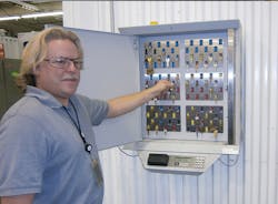 Securing keys in locked cabinets makes it easy to find the specific key needed and limit the use of masters to authorized individuals. Securing keys in locked cabinets makes it easy to find the specific key needed and limit the use of masters to authorized individuals.