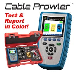 Platinum Tools will feature its Cable Prowler (TCB300) cable tester and report management system at 2014 ISC West.