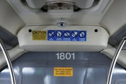 A new Denver RTD bus waits to be used on the streets, and contains a new mobile video recording and investigation solution from NICE that will quickly track down suspects of criminal activity. A new Denver RTD bus waits to be used on the streets, and contains a new mobile video recording and investigation solution from NICE that will quickly track down suspects of criminal activity.