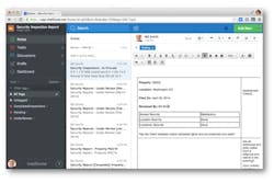 This screenshot shows how the Intellinote app can be used for a security inspection report. This screenshot shows how the Intellinote app can be used for a security inspection report.