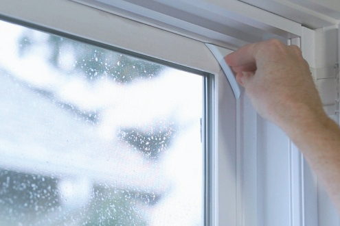Korner's unique one-piece contacts can be easily installed on the corners of windows and doors.