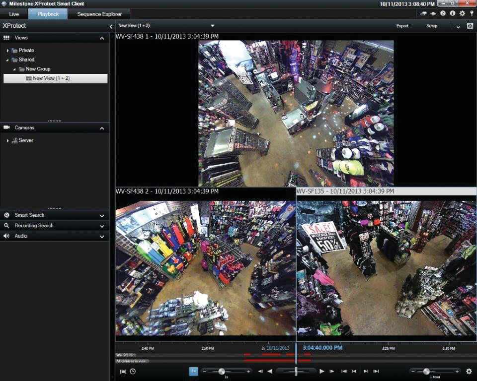 Due to the variation in size of locations &mdash; which range from kiosks to large department stores &mdash; a highly scalable IP video solution, such as Milestone's XProtect, should be at the core of the deployment.