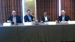 Mike Bradley, Carey Boethel, Rob Simopoulos and Bill Bozeman made up the &apos;integrator&apos; side of PSA&apos;s State of the Industry panel.