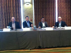 Mike Bradley, Carey Boethel, Rob Simopoulos and Bill Bozeman made up the 'integrator' side of PSA's State of the Industry panel. Mike Bradley, Carey Boethel, Rob Simopoulos and Bill Bozeman made up the 'integrator' side of PSA's State of the Industry panel.