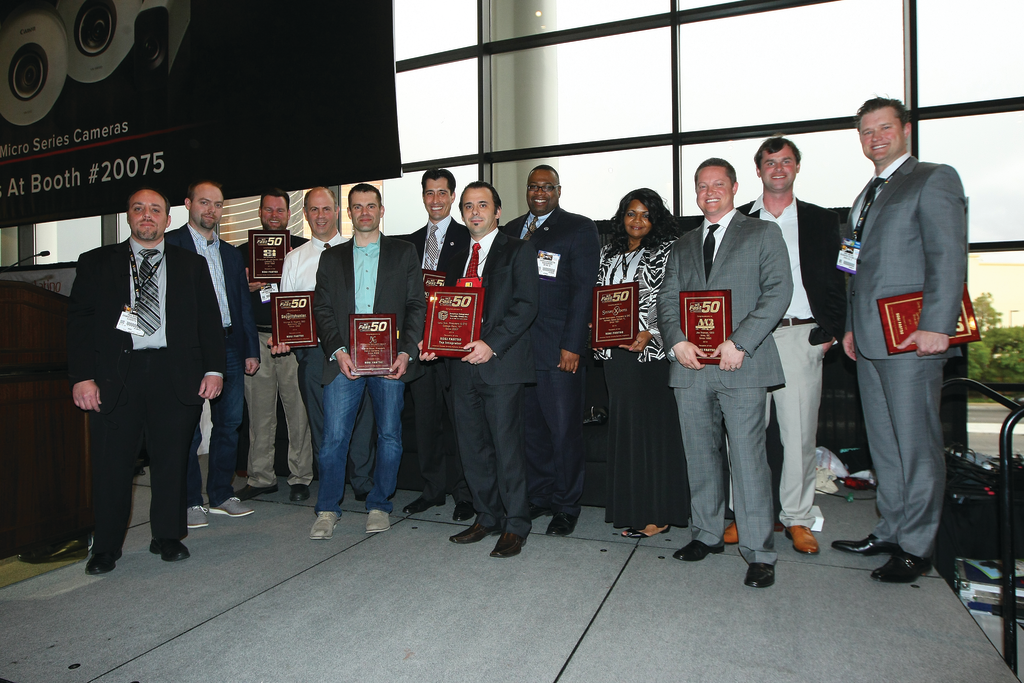 Security Dealer & Integrator magazine recognized the top 10 companies in its third annual Fast50 rankings at a ceremony at ISC West on Wednesday.