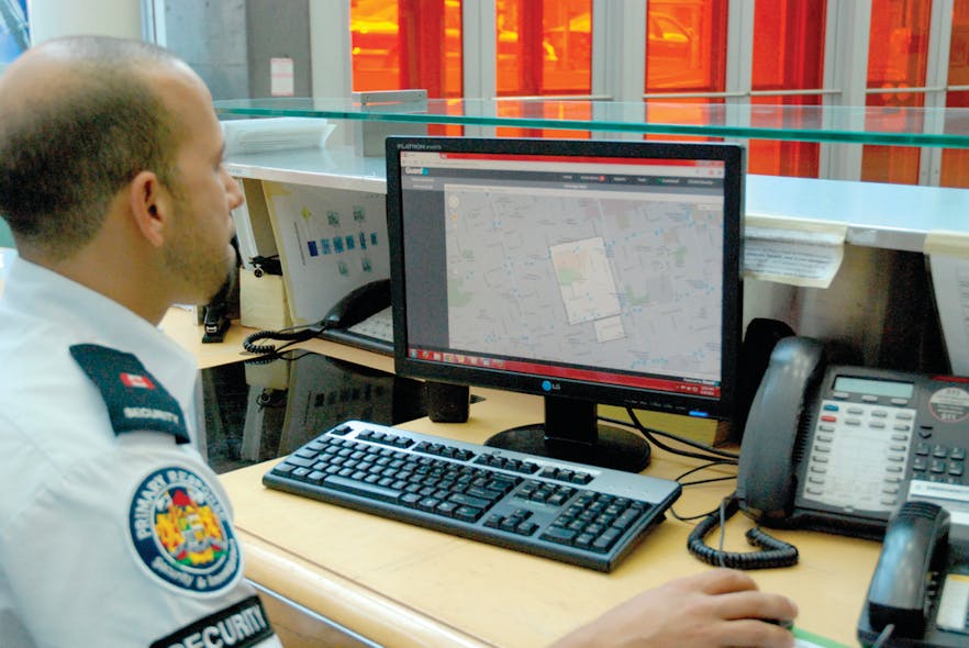 Realtime communication solution maps out safe routes for college