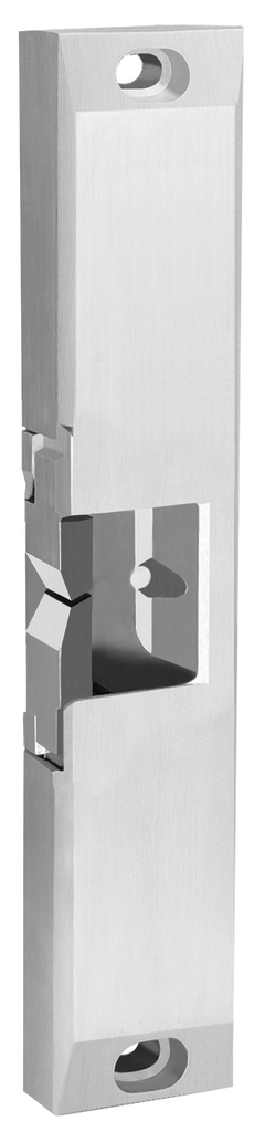 The 9600 Series is a windstorm rated, surface mounted electric strike designed to accommodate rim exit devices with a 3/4' Pullman latch bolt.