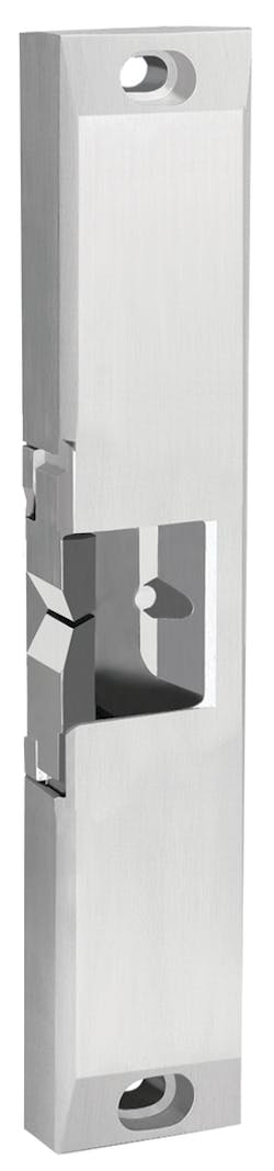 The 9600 Series is a windstorm rated, surface mounted electric strike designed to accommodate rim exit devices with a 3/4' Pullman latch bolt. The 9600 Series is a windstorm rated, surface mounted electric strike designed to accommodate rim exit devices with a 3/4' Pullman latch bolt.