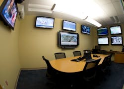The situation room at North Shore-LIJ. The situation room at North Shore-LIJ.