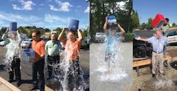 Tri-Ed&apos;s senior management team recently accepted the Ice Bucket Challenge. From left to right: Pat Comunale, President &amp; CEO, James Rothstein, Chief Marketing Officer, Paul Swan, Vice President of Sales and Marketing/Canada, and Mike Culbertson, VP Technical Sales Group.