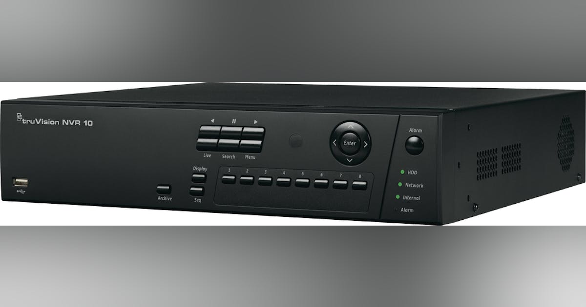 Truvision nvr deals 10s