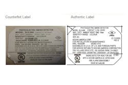 These photos show the difference between the real UL label and the fake one. These photos show the difference between the real UL label and the fake one.