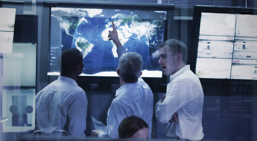 In addition to security and related systems, a security management platform can incorporate data such as weather and radar images.