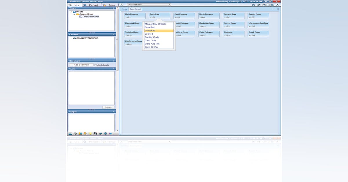 XProtect Access Control Module Security Info Watch